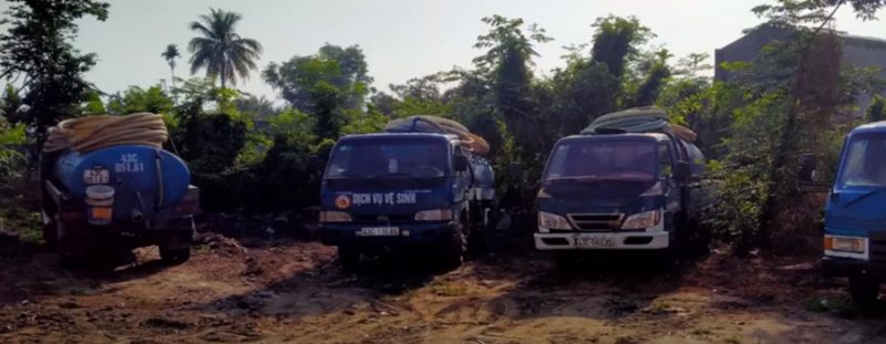 hút bể phốt tại cầu giấy