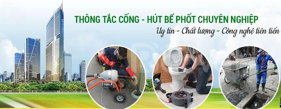 Thông tắc cống tại Cầu Giấy