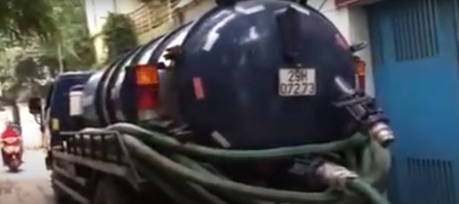 Hút bể phốt tại tây hồ