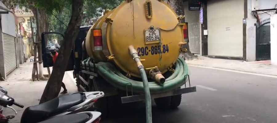 hút bể phốt tại đông anh